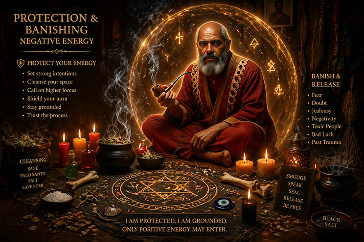 Protection & Banishing Negative Energy Spells